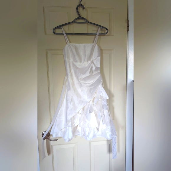 Ruffle Dress Party Dress, Wedding Guest or Graduation, Formal Dress - Picture 1 of 3